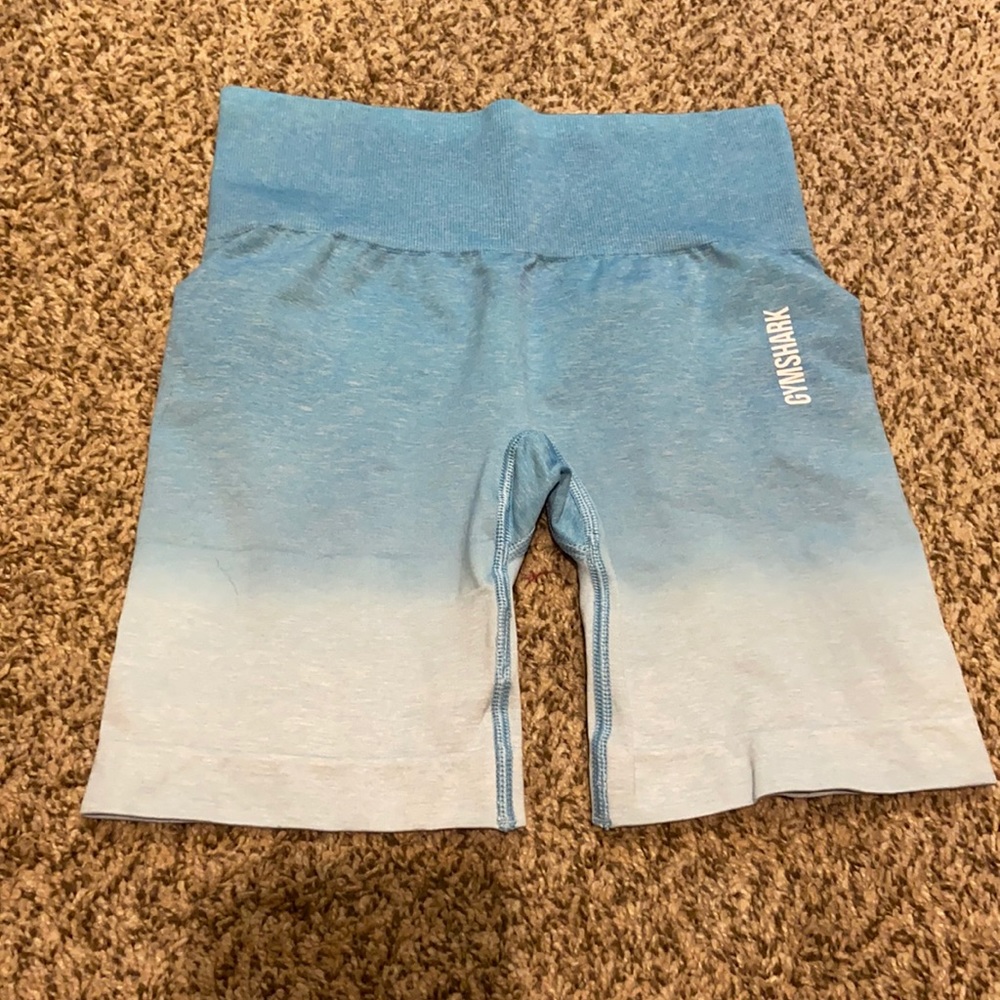 Gymshark blue ombré shorts